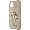Guess GUHCN61HG4SGD iPhone 11 / Xr 6.1 złoty/gold hardcase Glitter Script Big 4G